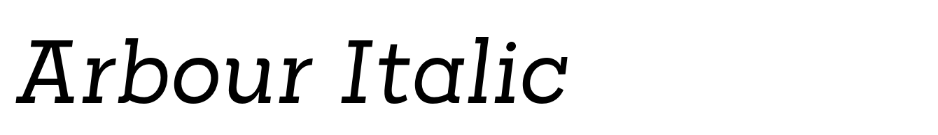 Arbour Italic